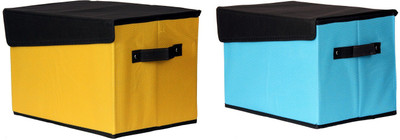 

FULLHOUZ L Head LightBlue1Yellow1 Storage Box(Multicolor)