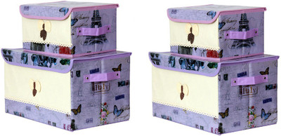 

FULLHOUZ Bow Purple2 Storage Box(Multicolor)