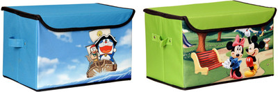 

FULLHOUZ Doraemon And Mickey Storage Box(Multicolor)