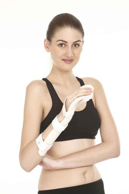 Surgitech SURGITECH HAND RESTING SPLINT (R/L) Universal-Size Wrist Support, Brown