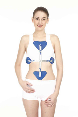 Surgitech SURGITECH ASH BRACE (HYPER EXTENSION BRACE) UNIVERSAL 67 inch Abdomen Support, Blue