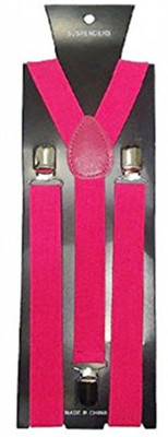 Tahiro Y- Back Suspenders for Men(Pink)