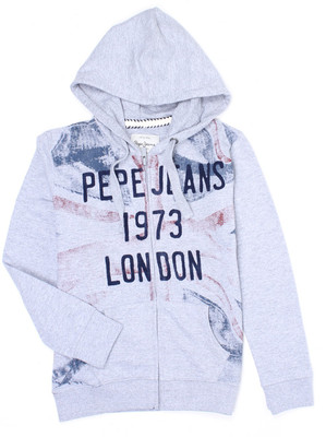 

Pepe Jeans Full Sleeve Graphic Print Boys Sweatshirt, Grey melange