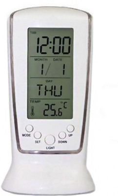 

Snowpearl Digital White Clock