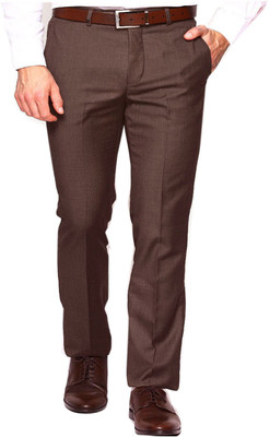 AD & AV Regular Fit Men Brown Trousers