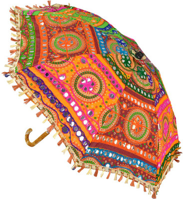 

Lal Haveli Wedding Decoration Small Size Sun Umbrella(Multicolor)