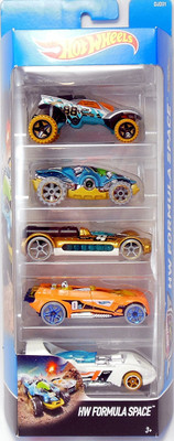 

Hot Wheels HW FORMULA SPACE 5 PACK(Multicolor)