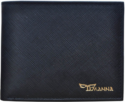 

Tamanna Men Black Genuine Leather Wallet(7 Card Slots)