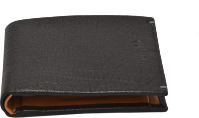 

STREET 99 Men Multicolor Genuine Leather Wallet(6 Card Slots), Black;tan