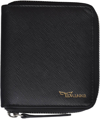 

Tamanna Men Black Genuine Leather Wallet(8 Card Slots)