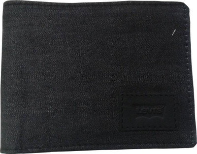 

Levi's Men Black Genuine Leather Wallet(8 Card Slots)