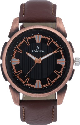 Adixion 9520KL01 New Stainless Steel watch with Genuine Leather Strep Analog Watch  - For Men   Watches  (Adixion)