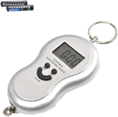 

Benison India ™50 Kg Smiley Pocket Travel Luggage Weighing Scale(Multicolor)