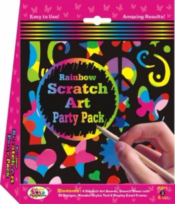 

Ekta Ekta rainbow scratch art (Party pack)