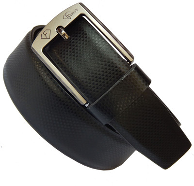 

Fashius Men Black Genuine Leather Belt, Black-01