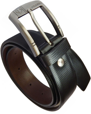 

Fashius Men Black Genuine Leather Belt, Multi-01