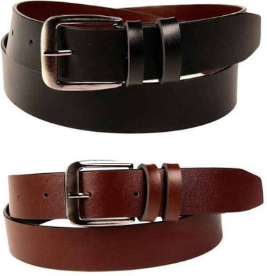 

Variety Men Casual, Evening, Formal, Party Black, Brown Genuine Leather Belt