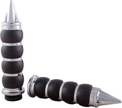 

Autofy Dragon Teeth Rubber Metal Bike Handle Grip For Universal For Bike(Pack of 2)