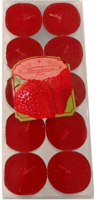 

Lyallpur Stores Strawberry Scented Smokeless Tealight Candles |Pink Color | Pack of 10 Candle(Pink, Pack of 10)