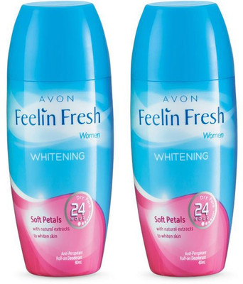 

Avon Anew Feelin Fresh Soft Petals (set of 2) Deodorant Roll-on - For Men & Women(80 g, Pack of 2)