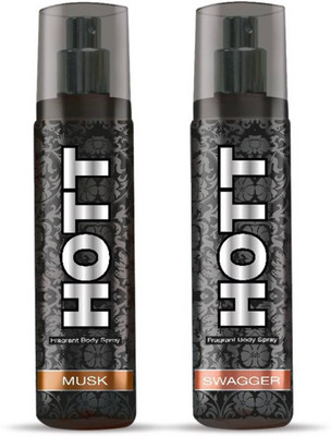 

Hott Musk, Swagger Body Spray - For Men(135 ml, Pack of 2)