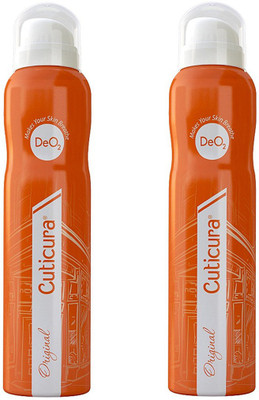 

Cuticura Original Pack of 2 Deodorant Spray - For Women(150 ml)