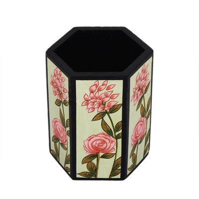 

Store Indya 1 Compartments MDF Pen Holder(Multicolor)