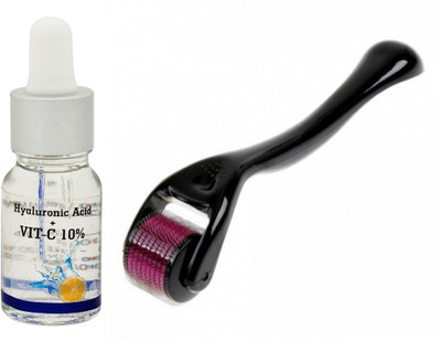 

Cosderma Dermaroller 1 MM with Vitamin C Hyaluronic Acid Serum(110 ml)