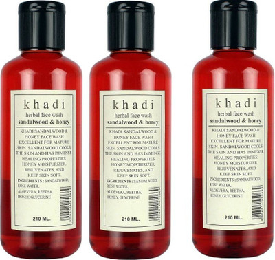 

Khadi Natural Herbal Sandal & Honey Face Wash(630 ml)