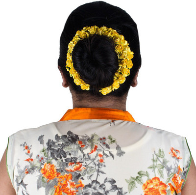 

Majik Women & Girls fancy Gajra Hair Band(Yellow)