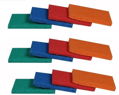 

bajrang Magic Cleaning Scrub Pad(12 pcs.) Home Cleaning Set