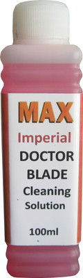 

Max Imperial Doctor Blade Cleaning Solution 100ML For All Laser Mono & Color Printers Multi Color Ink Toner(Black, Cyan, Magenta, Yellow)