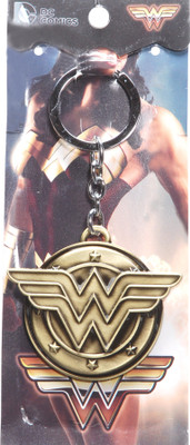 

Oyedeal Wonder Woman Symbol Metal Key Chain(Gold)