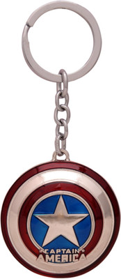 CRAFTKART CFK603 Captain America full metal shape Key Chain Key Chain