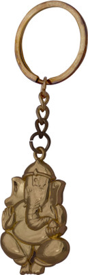 

Dealfinity Lord Ganesha Metal DKYCN823 Key Chain(Gold)