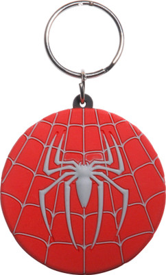 

Oyedeal Spider Man Logo Key Chain(Red, Grey)