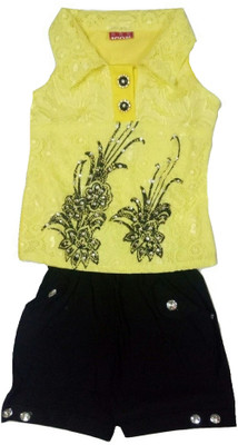 

Kid n Kids Girls Party(Festive) Top Pant(Multicolor, Multicolour