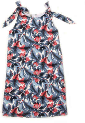 

Pepe Jeans Girls Midi/Knee Length Casual Dress(Multicolor, Sleeveless, Multi