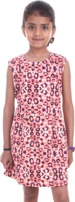 

Ace Girls Midi/Knee Length Casual Dress(Pink, Sleeveless