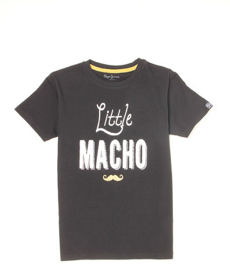 

Pepe Jeans Boys Graphic Print Cotton T Shirt(Black, Pack of 1