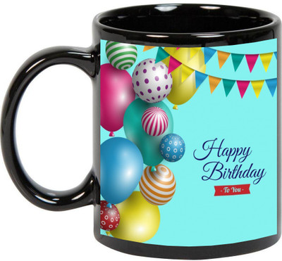 

Awesum Happy Birthday to You High Quality Special Gifting Ceramic Mug(350 ml), Black