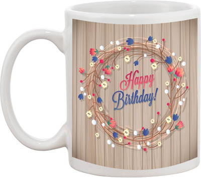 

Awesum Happy Birthday High Quality Printed Ceramic Mug(350 ml), White