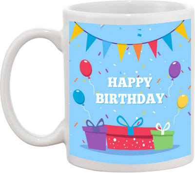 

Awesum Happy Birthday High Quality Special Ceramic Mug(350 ml), White