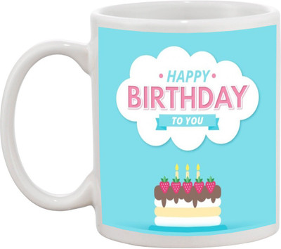 

Awesum Happy Birthday to you Special gifting Ceramic Mug(350 ml), White