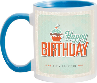 

Awesum Good Quality Birthday Ceramic Mug(350 ml), Multicolor