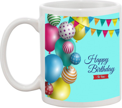 

Awesum Happy Birthday to You Gifting Special High Quality Ceramic Mug(350 ml), White