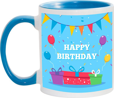 

Awesum Happy Birthday Gifting Special Day Ceramic Mug(350 ml), Multicolor
