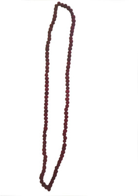 DCS Pooja Articles Rudraksha Mala (Size Per Beads 2.5 Cm) 54+1 Wood Chain