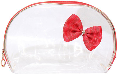 

Bagaholics Multipurpose Set of 2 Makeup Pouch Cosmetic Bag(Red)
