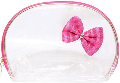 

Bagaholics Multipurpose Set of 2 Makeup Pouch Cosmetic Bag(Pink)